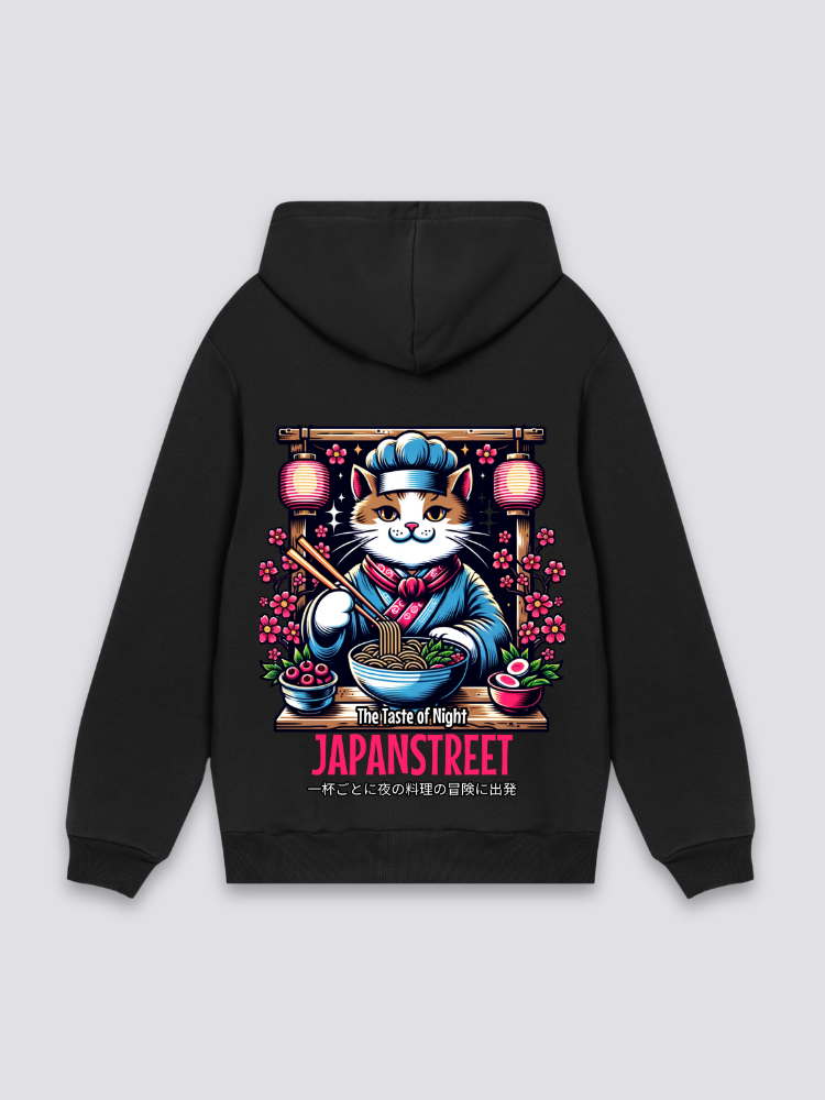 Japanese Cat Hoodie