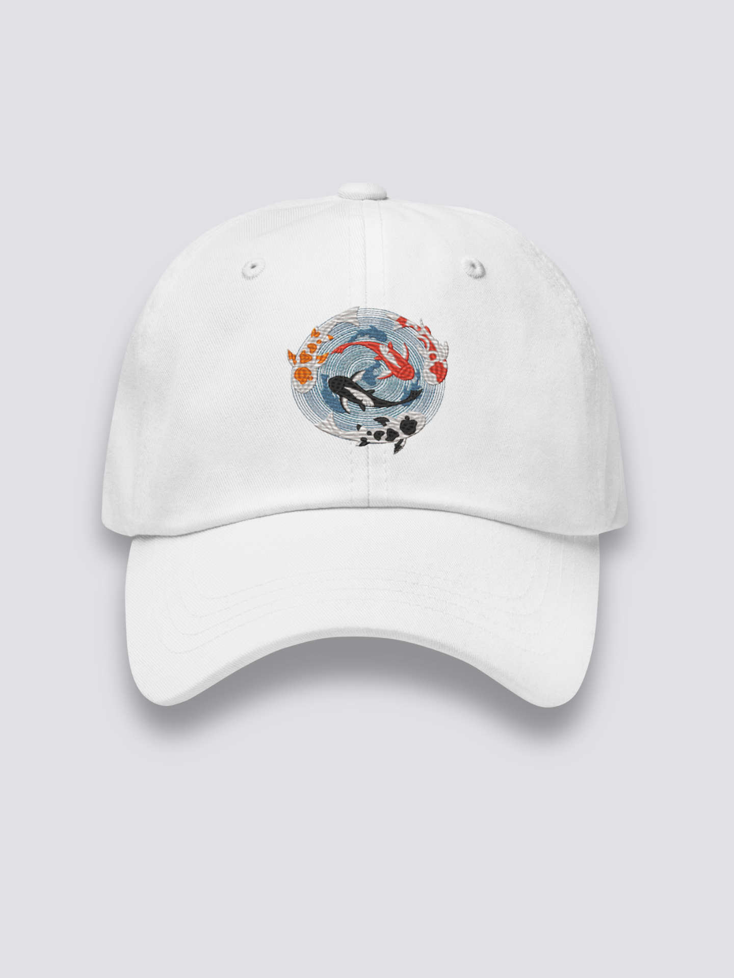 Detail view of japanese cap - Japanese Embroidery Cap