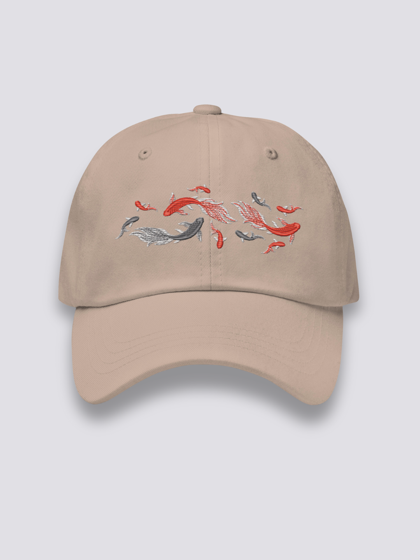 Detail view of japanese cap - Japanese Fish Cap