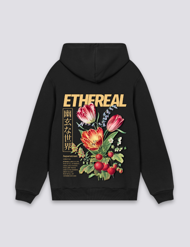 Japanese Flower Hoodie