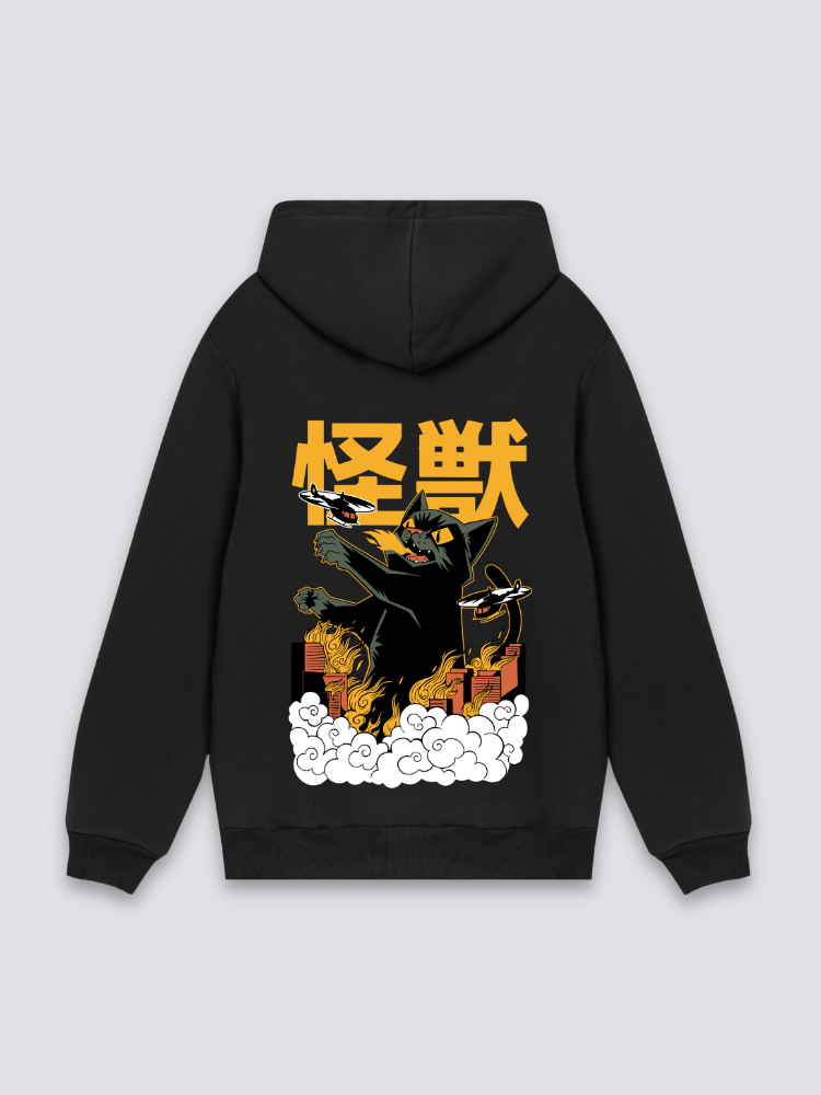 Japanese Kanji Hoodie - からもじ — kanji graphic (1)