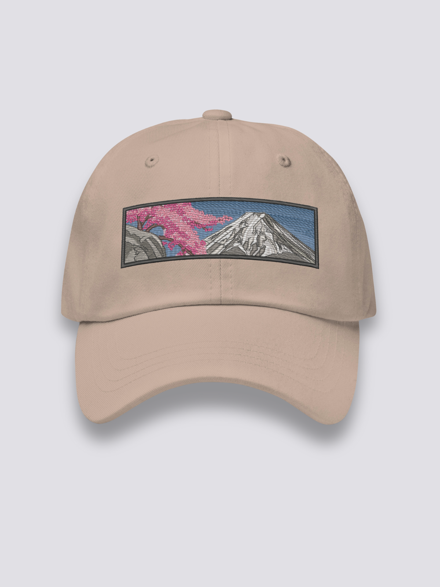 Detail view of japanese cap - Japanese Landscape Cap