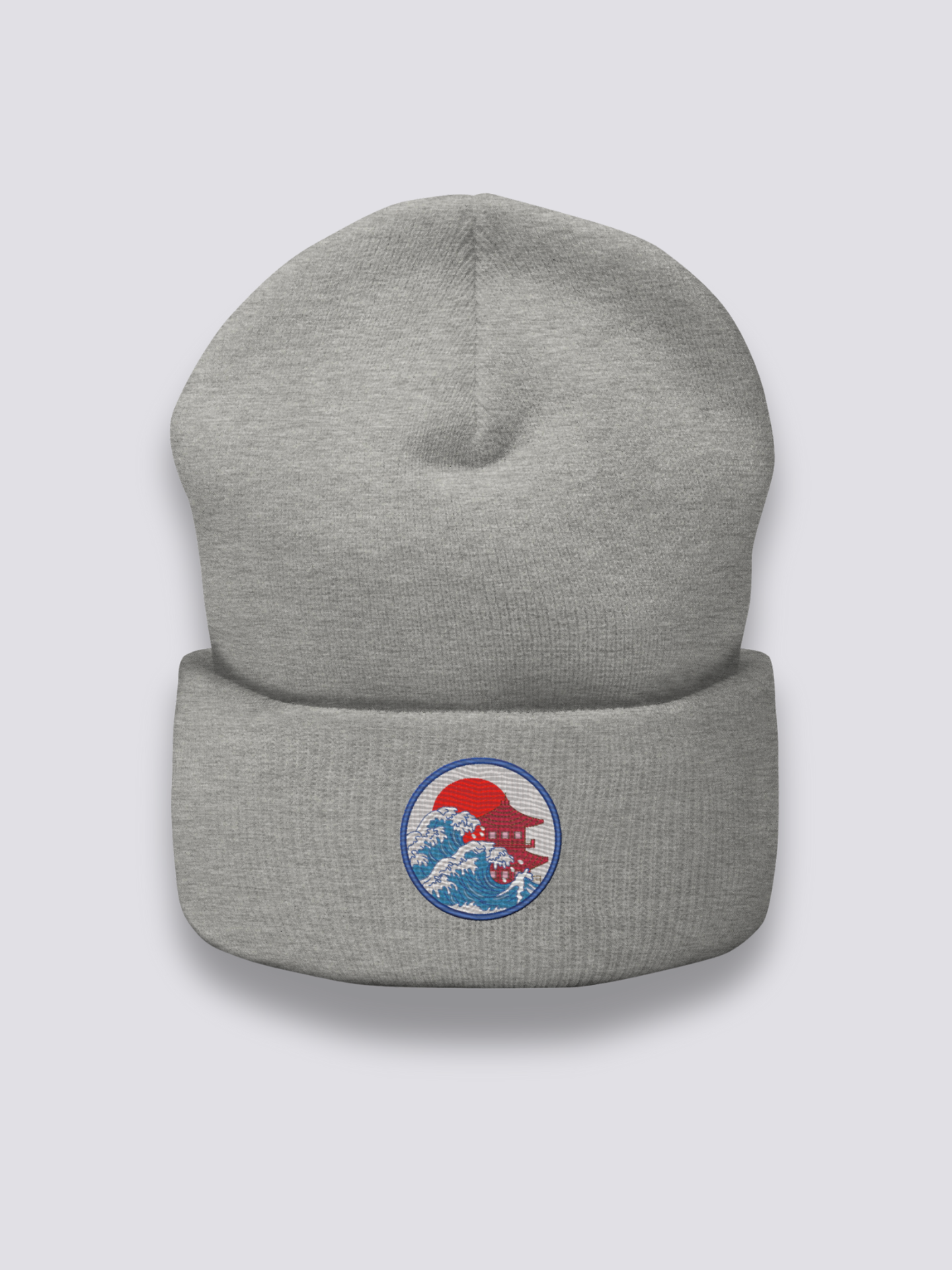 Detail view of beanie - Japanese Logo Beanie