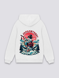 Japanese Print Hoodie - げいしゃ