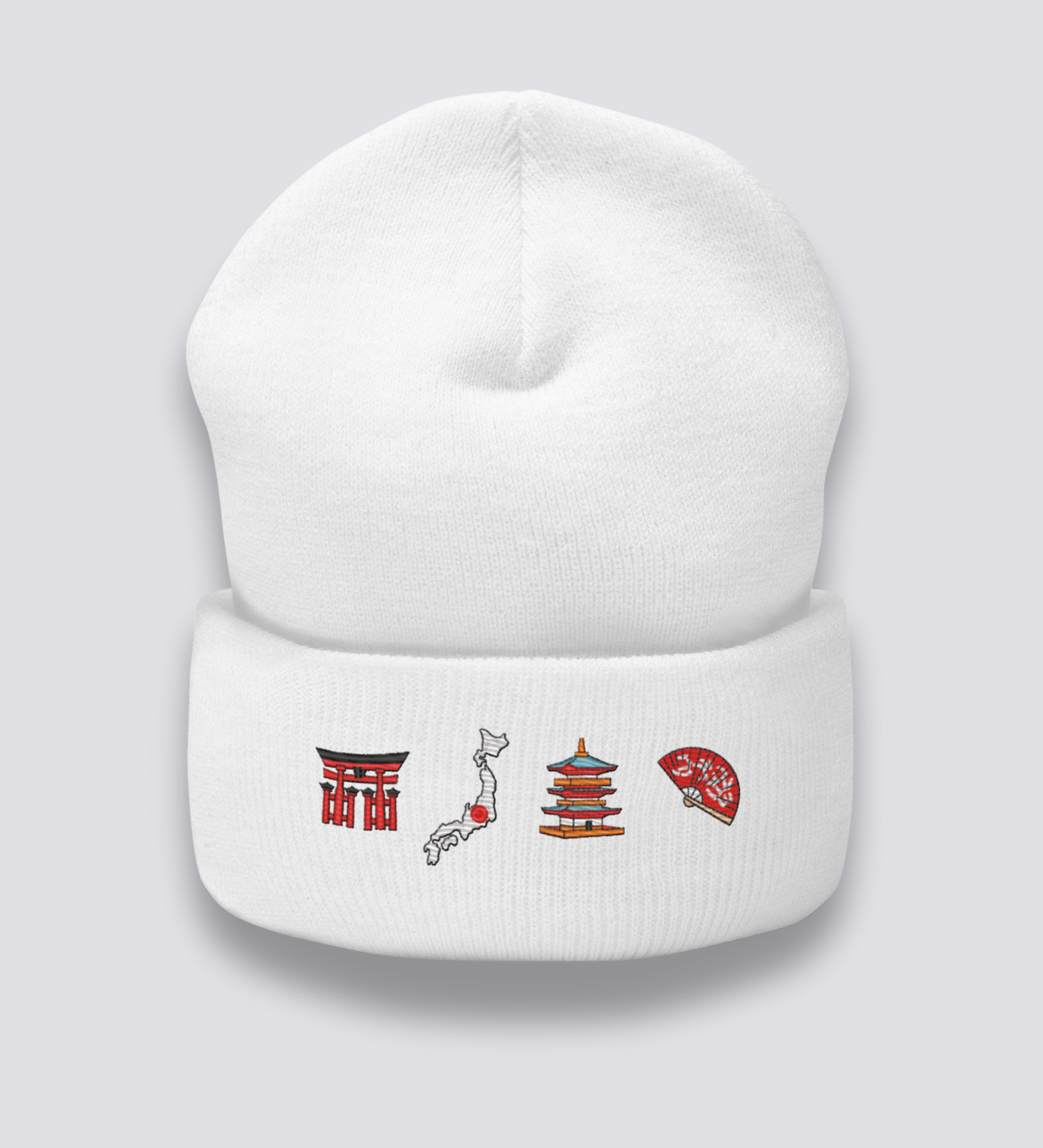Japanese Symbols Beanie