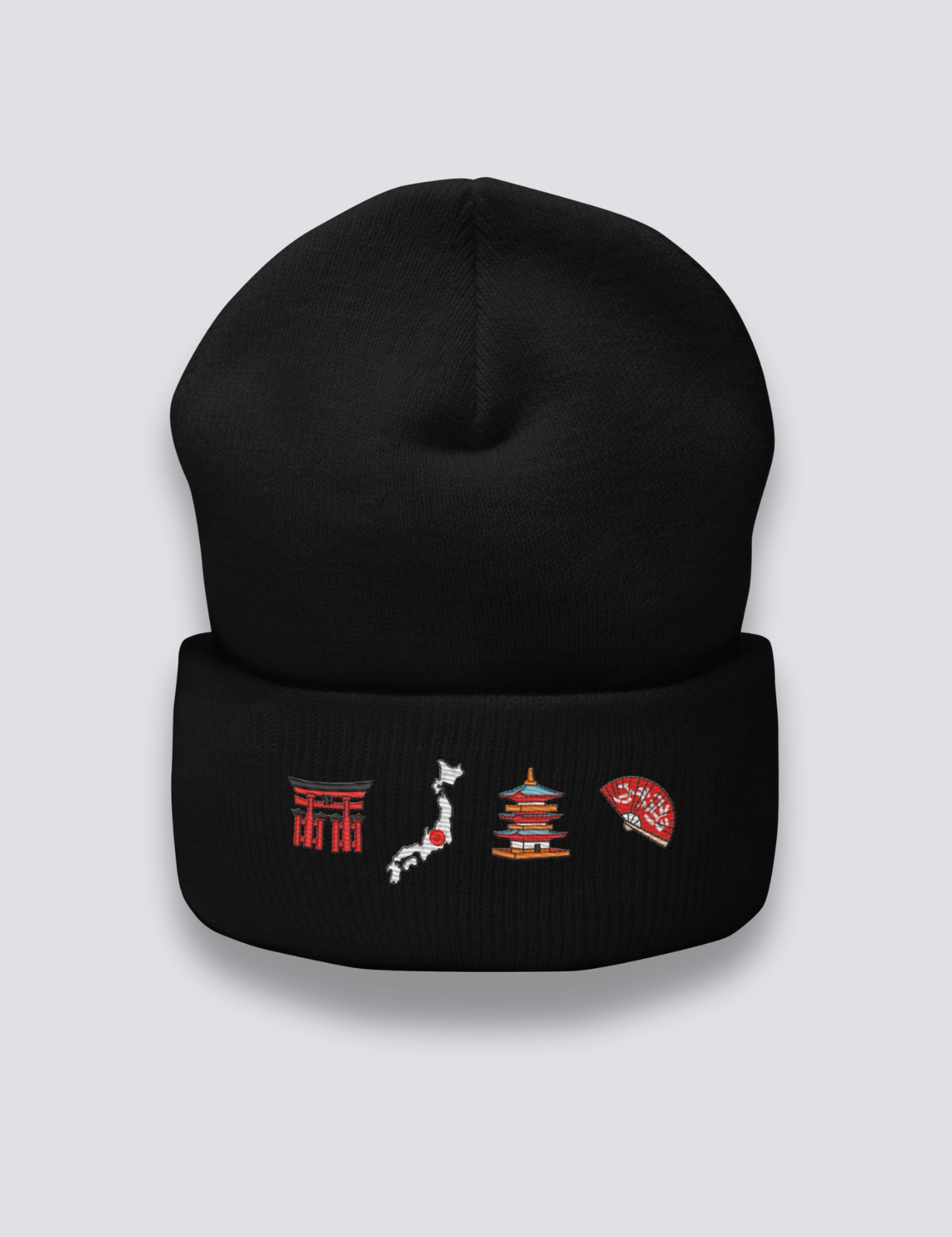 Japanese Symbols Beanie