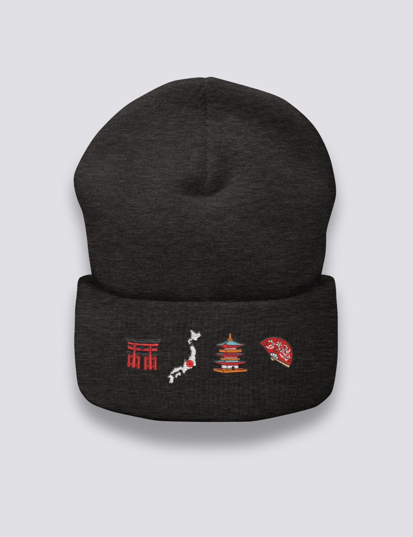 Japanese Symbols Beanie
