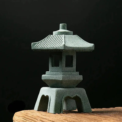 Japanese stone outdoor lantern