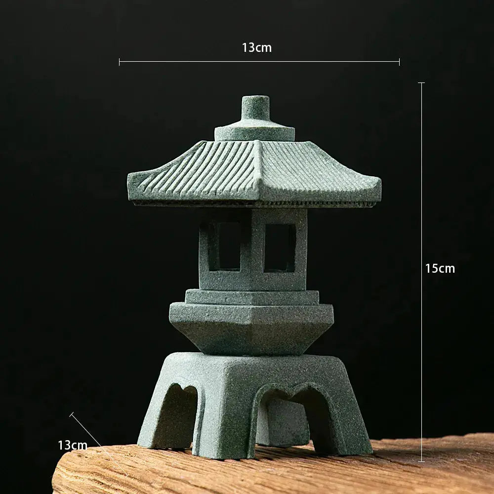 Japanese stone outdoor lantern 'Fuku' Japan Clothing