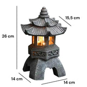 Japanese garden lantern 'Midori' Japan Clothing