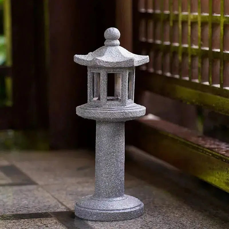 Japanese imitation stone lantern 'Asashi' Japanstreet