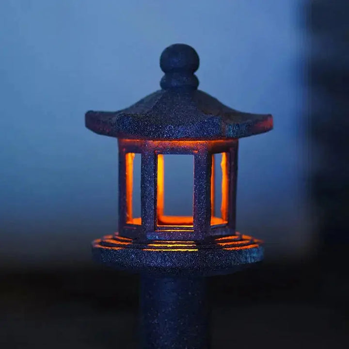 Japanese imitation stone lantern 'Asashi' Japanstreet