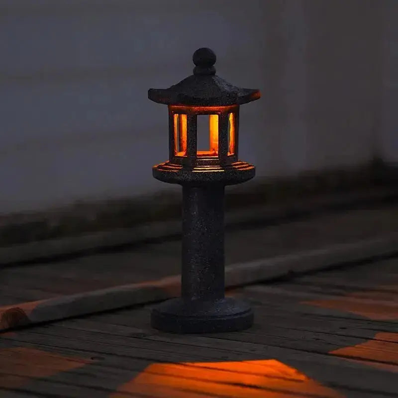 Japanese imitation stone lantern 'Asashi' Japan Clothing