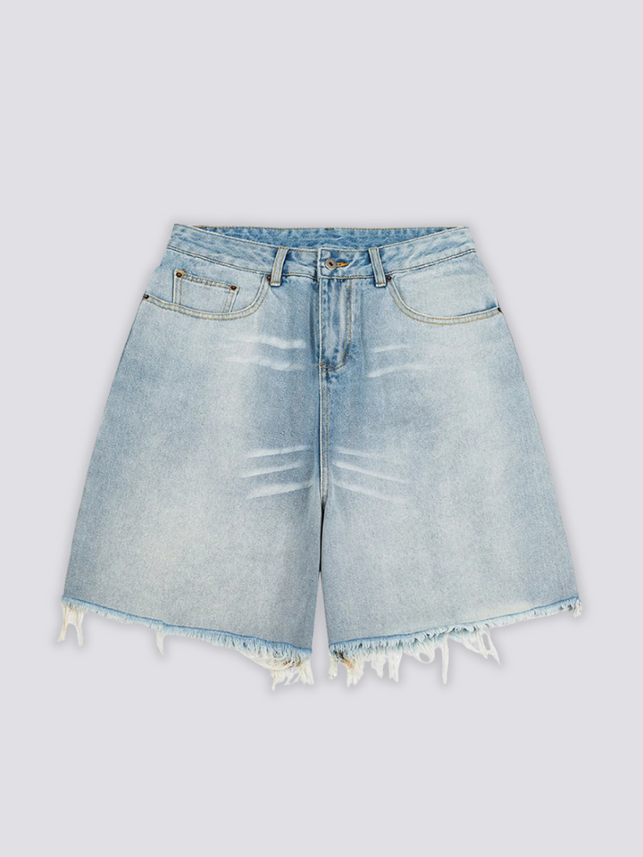 Light Wash Denim Shorts