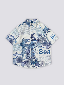 Nautical Print Shirt - 船員