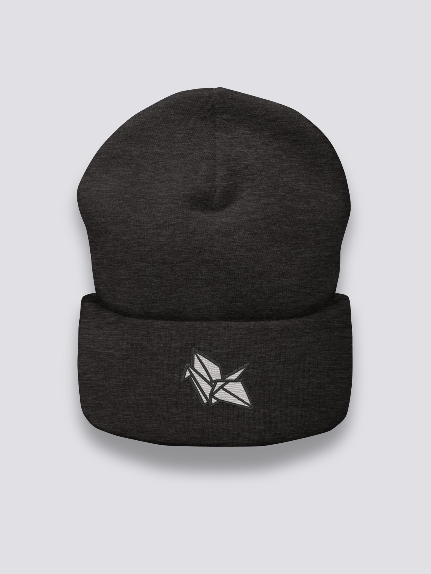 Close-up of beanie fabric and craftsmanship