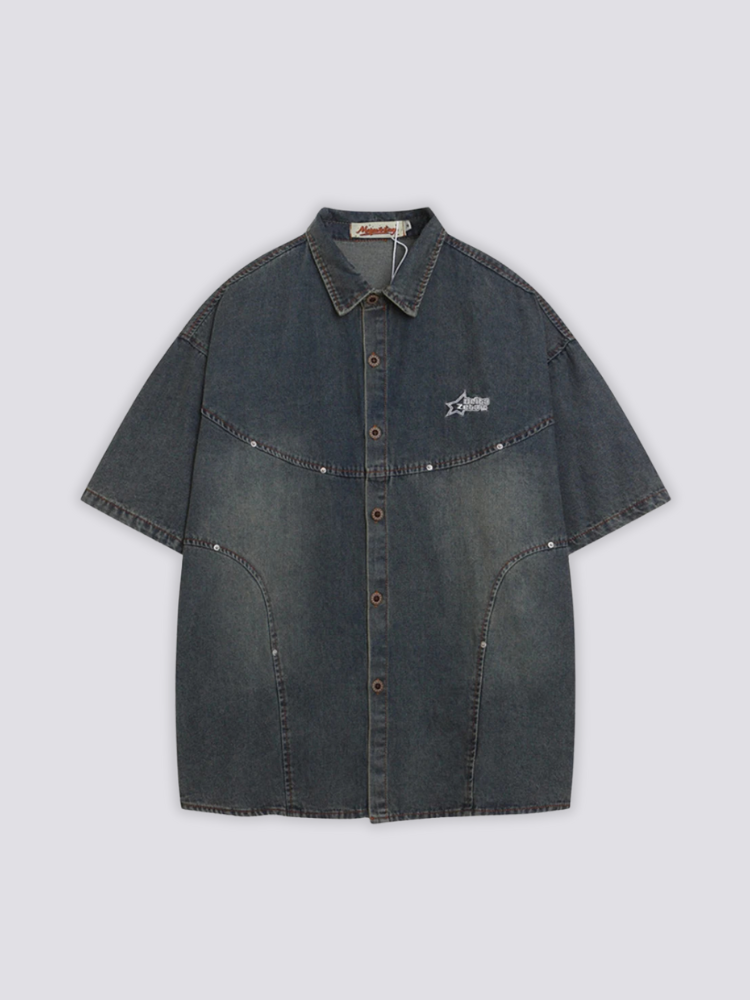 Oversize Denim Shirt