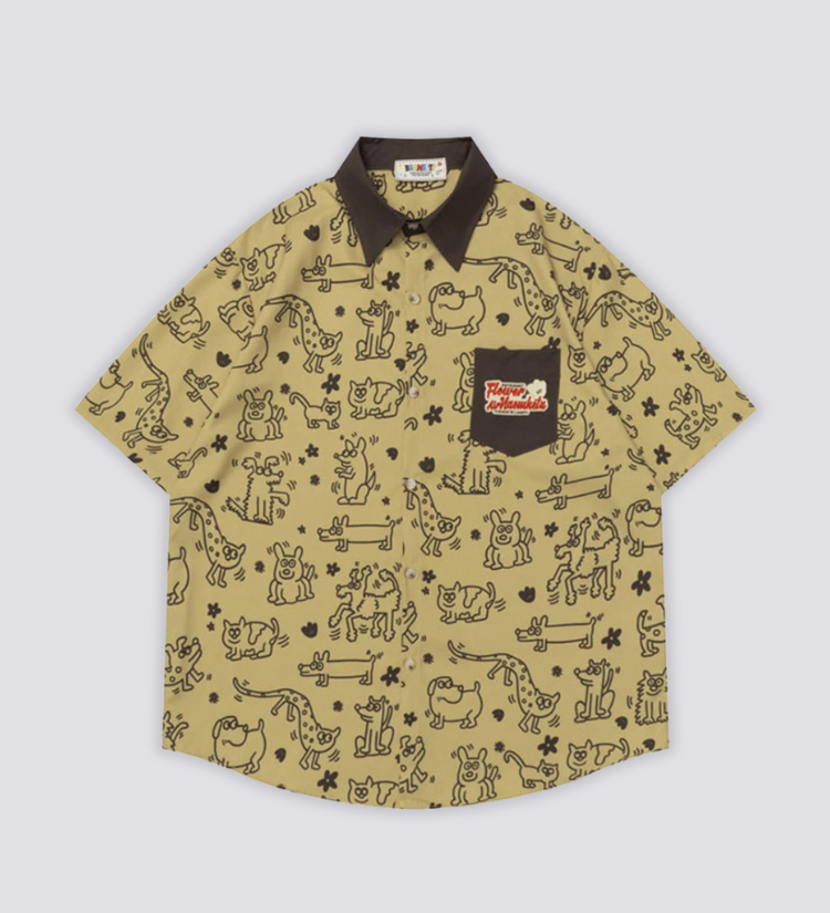 Patterned mens Shirt