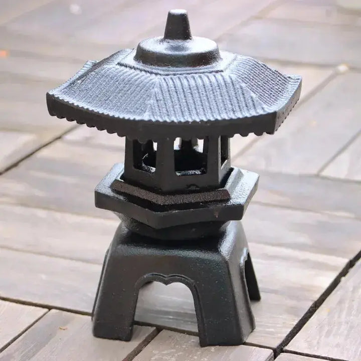 Small Japanese cast iron lantern 'Abiko' Japanstreet