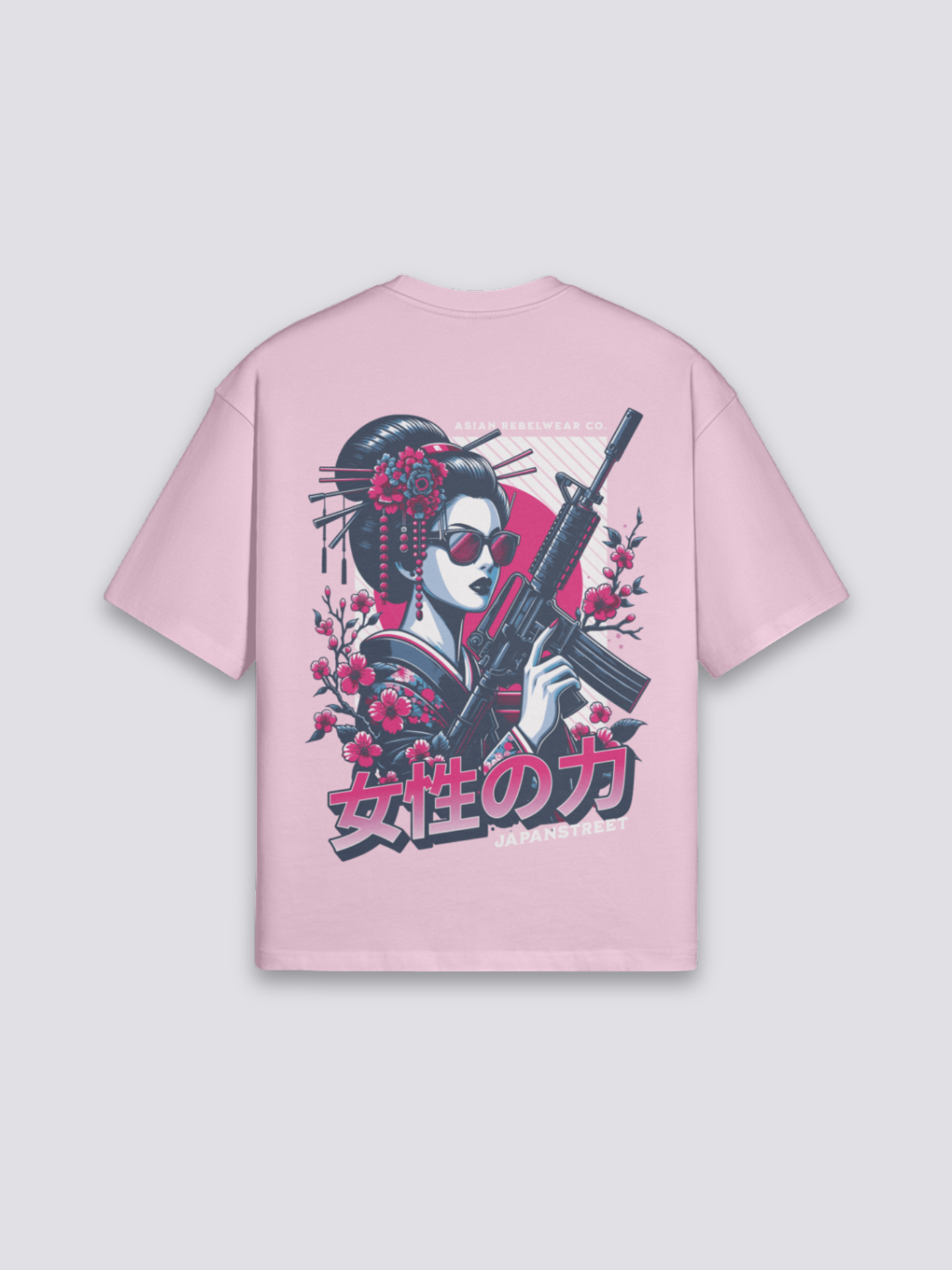 Japanese Streetwear T-Shirt - アーバン — streetwear geisha graphic (2)