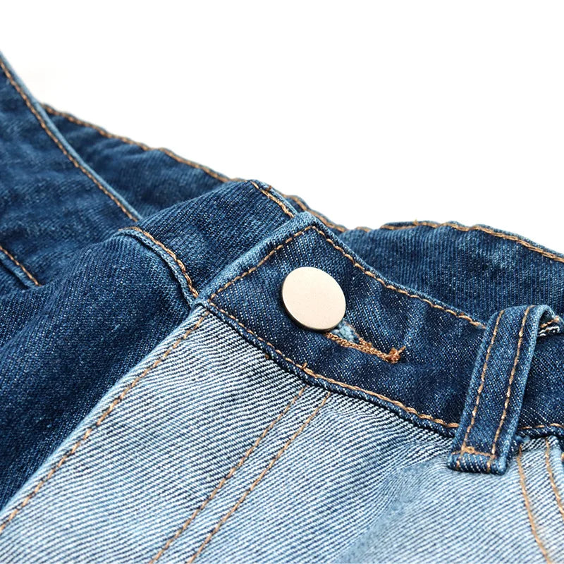 Frayed Denim Shorts - フリンジ