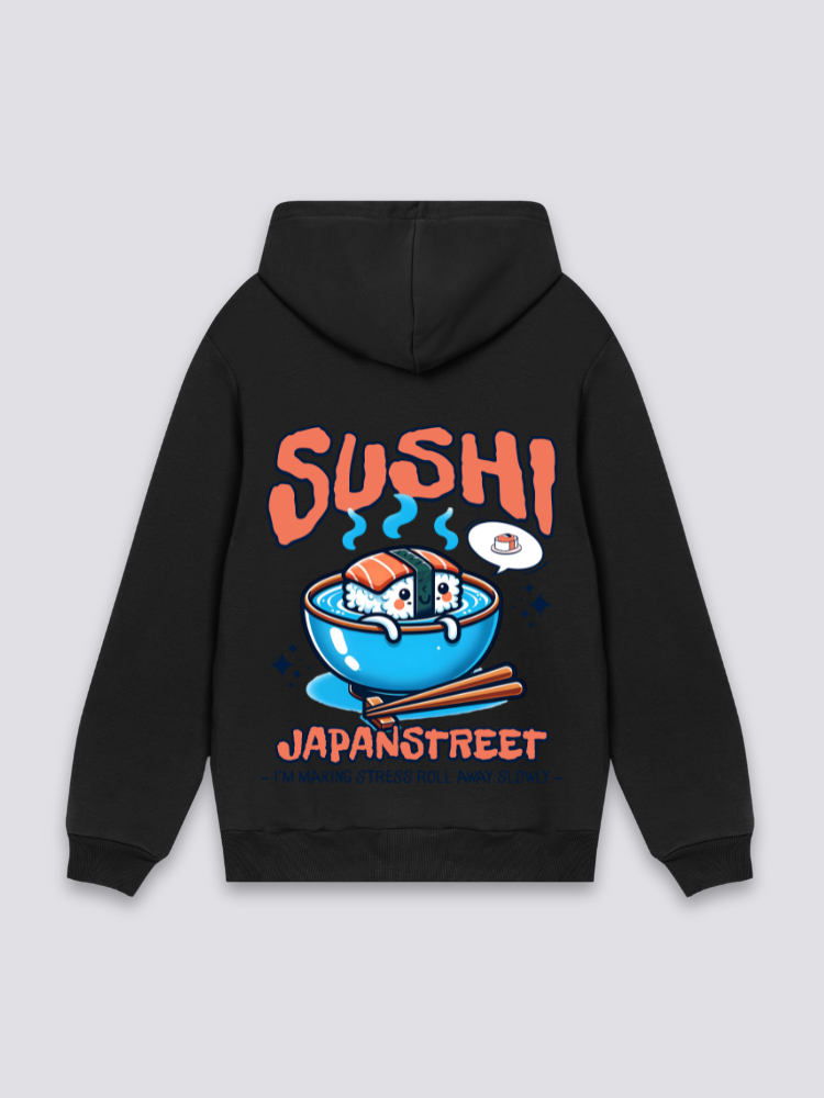 Sushi Hoodie - サーモン寿司 — sushi graphic (1)