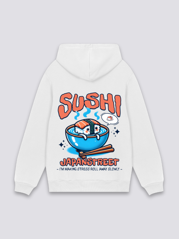 Sushi Hoodie - サーモン寿司 — kawaii design (1)