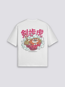 T-Shirt with Japanese Writing - らーめん
