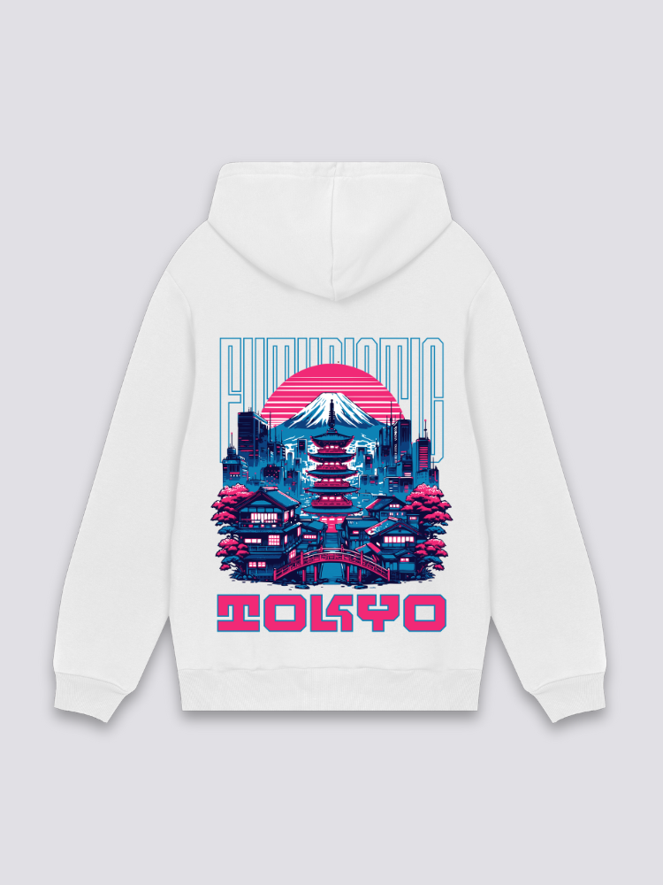 Tokyo Hoodie - とうきょう — neon design (1)