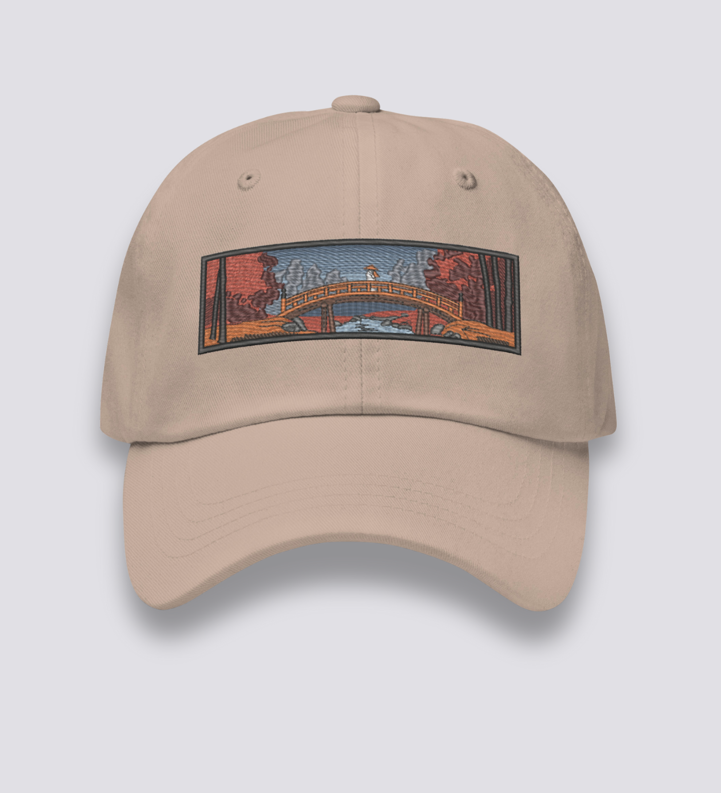 Ukiyo-e Embroidered Cap 