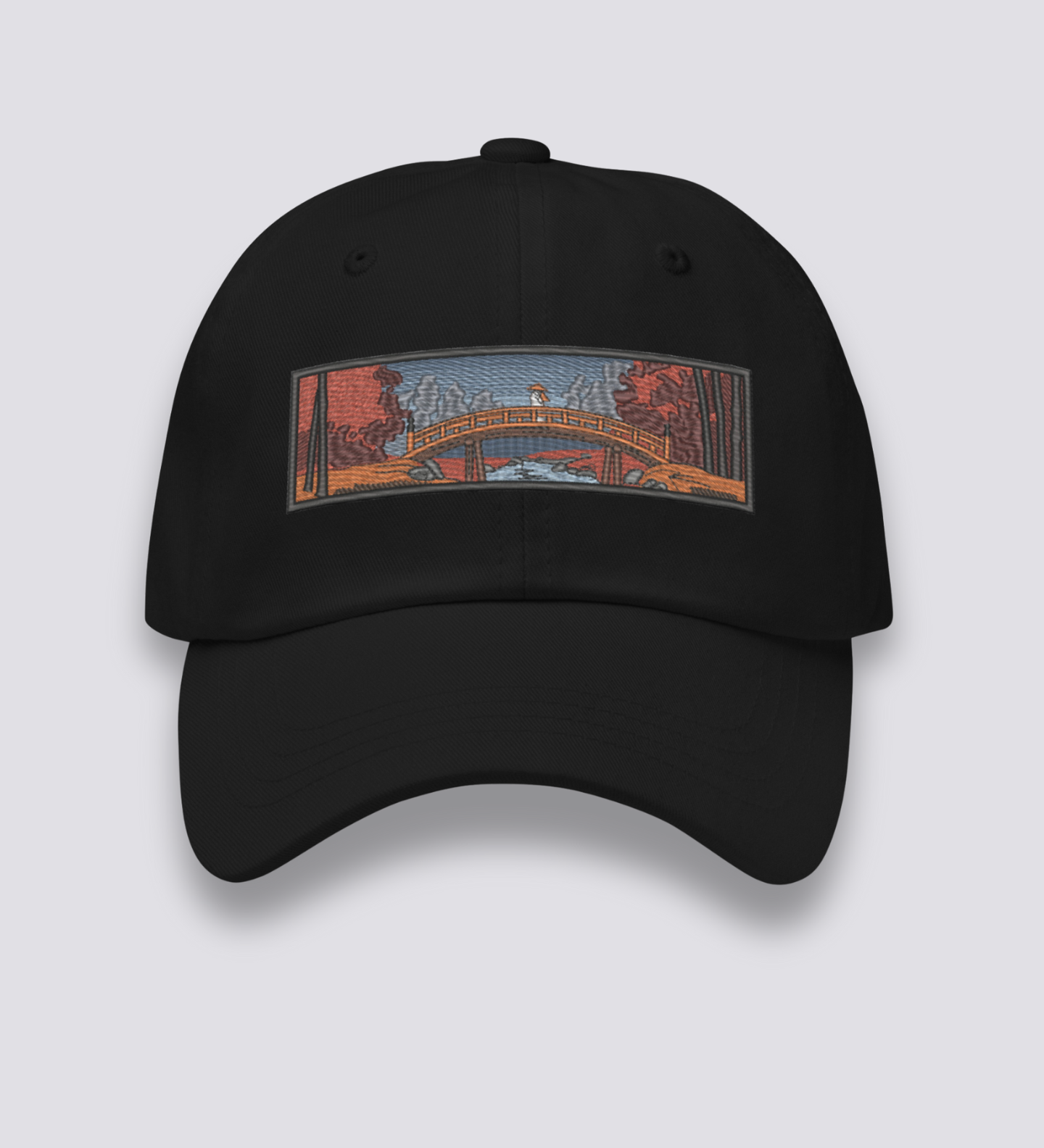 Ukiyo-e Embroidered Cap 