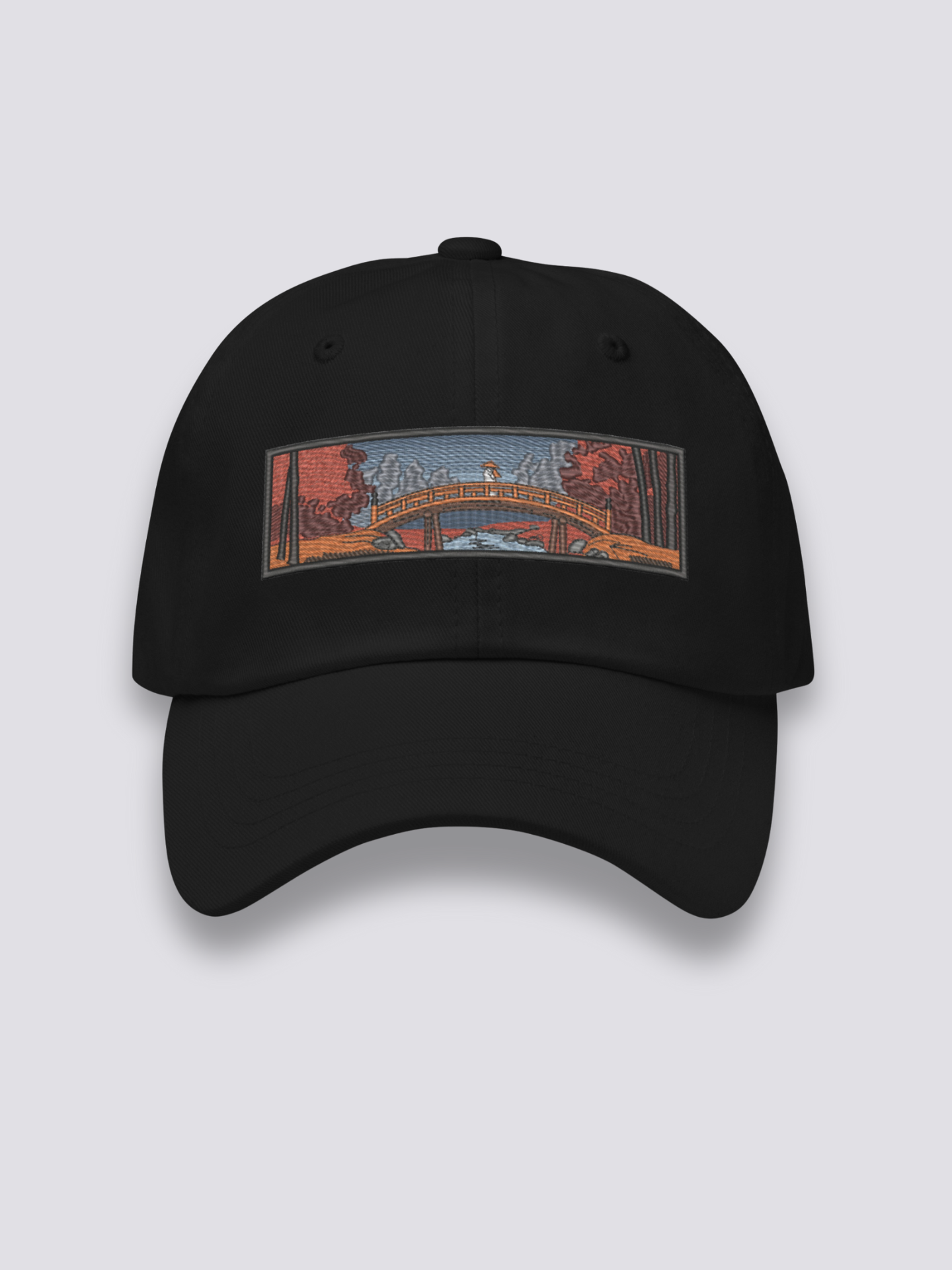 Ukiyo-e Embroidered Cap