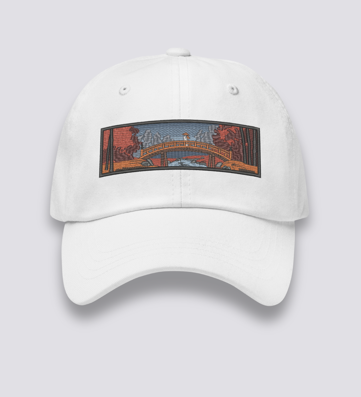 Ukiyo-e Embroidered Cap 