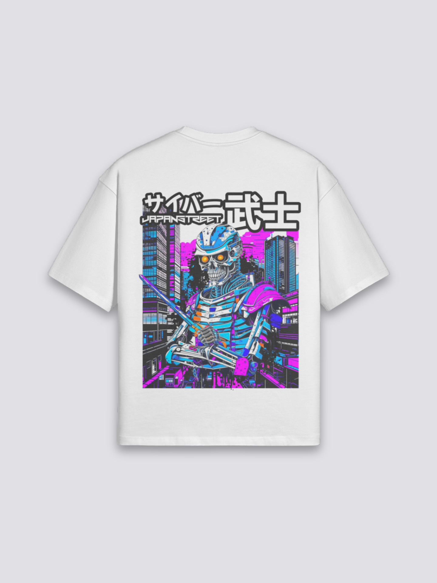 Cyberpunk T-Shirt - サイバーパンク — cyberpunk samurai graphic (2)