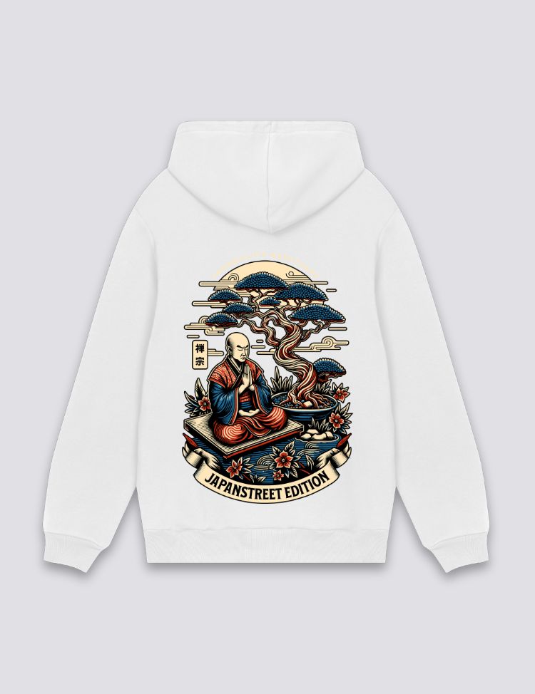 Hoodie with Japanese Print