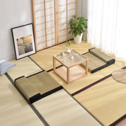 Square tatami zabuton 'Ebina' Japan Clothing
