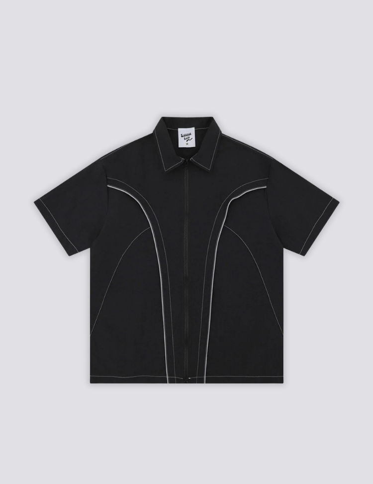 Zip-Up mens Shirt 