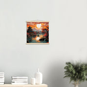 Japanese Landscape Painting 'Tsuruga'