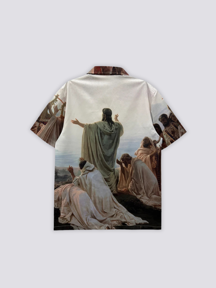 Back view of japanese t-shirt