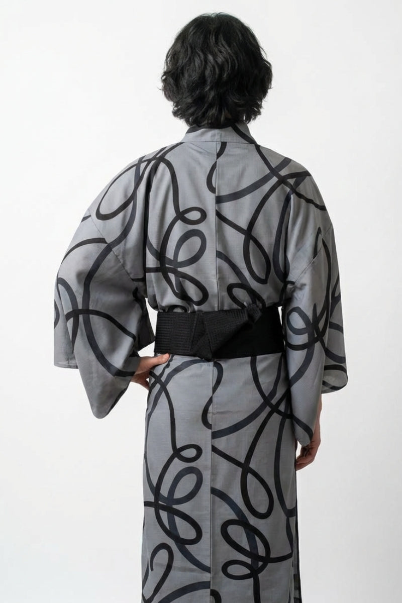 Antique Japanese Kimono Fudegaki