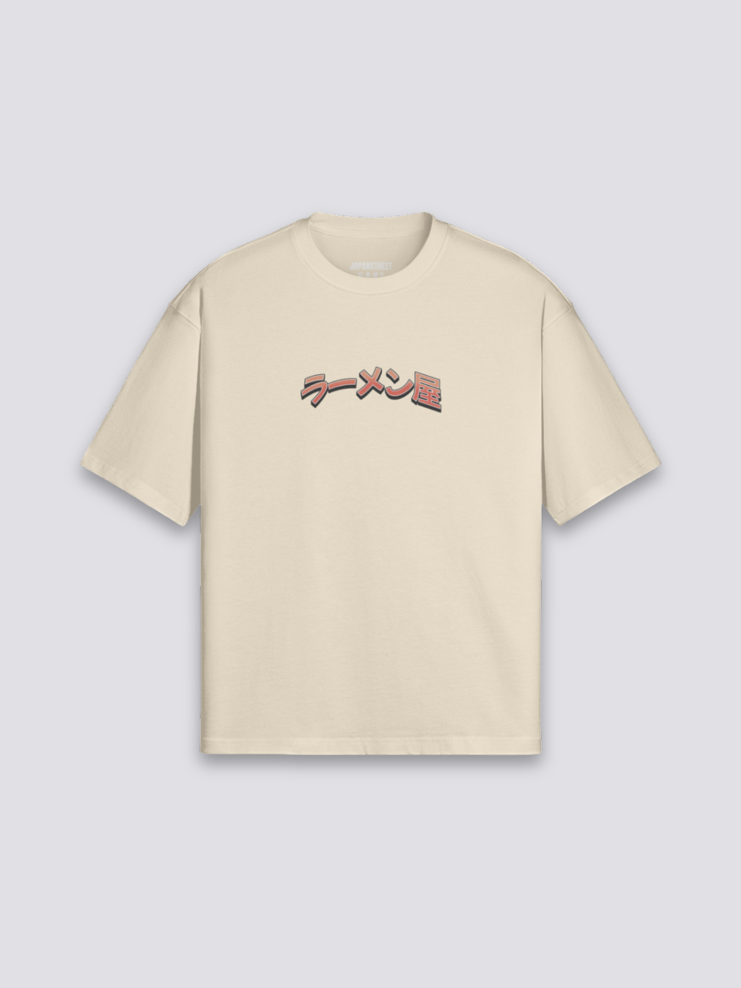 Side view of japanese t-shirt