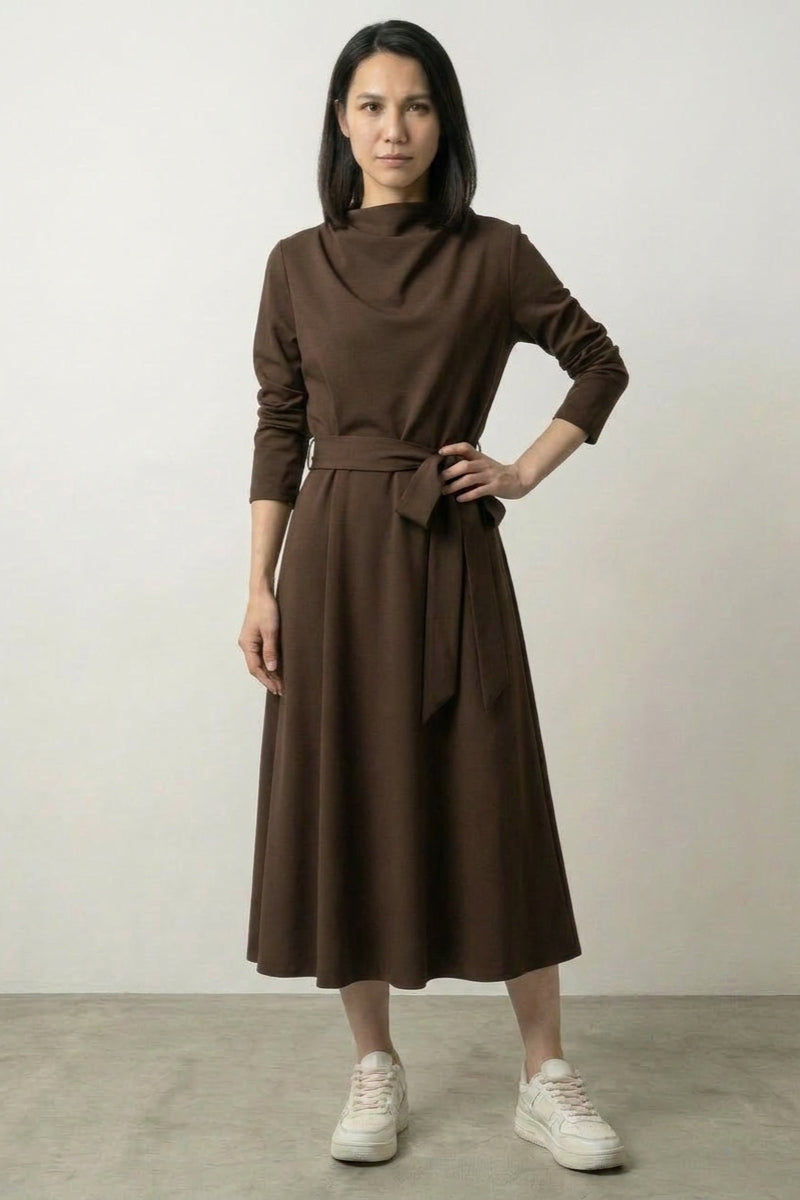 Dress Style Japanese, Cowl Neck