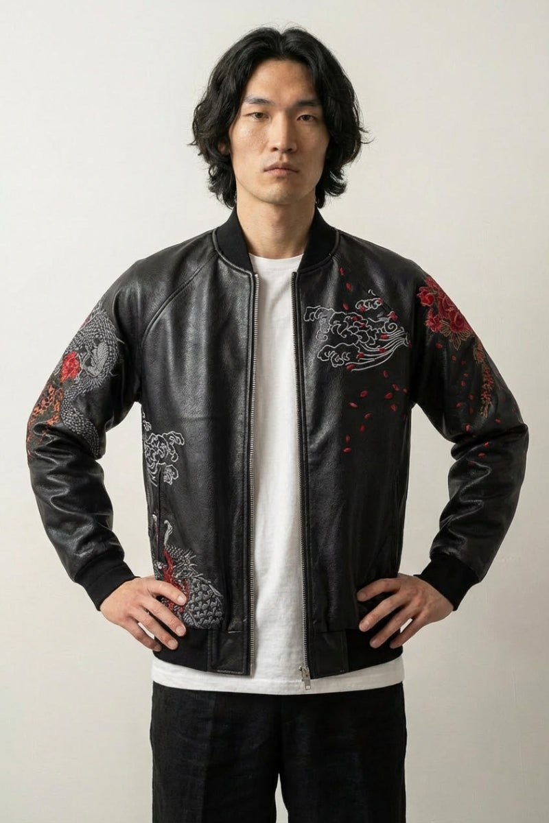 Back view of Japanese garment