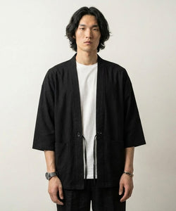 Black Men's Kimono 'Yuudai'