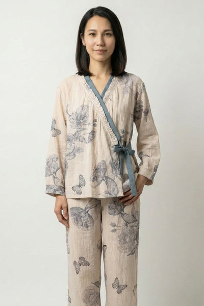 Butterfly Traditional Japanese Pajamas 'Chouka'