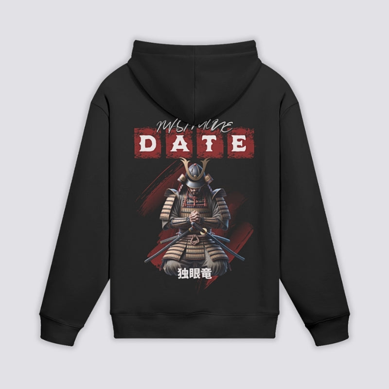 Back view of japanese hoodie