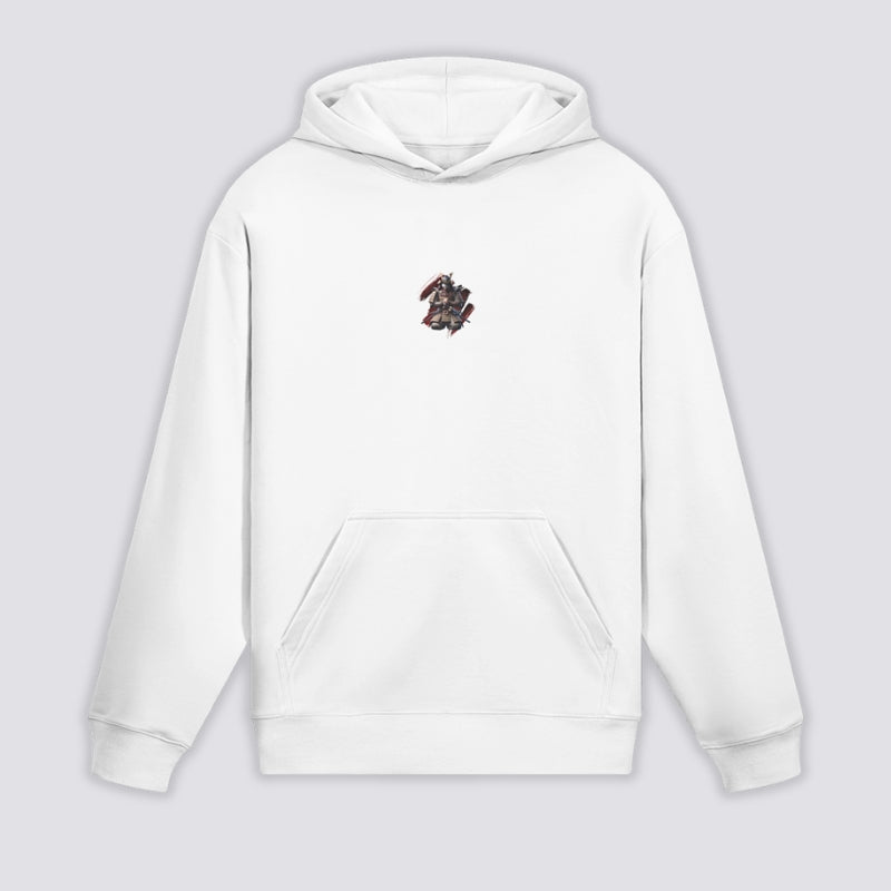 Detail view of japanese hoodie - Date Masamune Hoodie