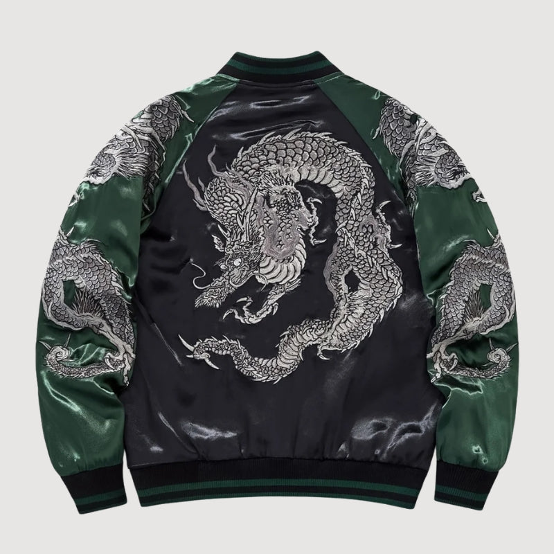 Dragon Sukajan Jacket 'Kurotatsu'