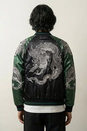 Dragon Sukajan Jacket 'Kurotatsu' | Japan Clothing