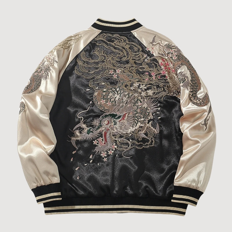 Japanese Dragon Sukajan Jacket – Raijin no Ikazuchi Edition